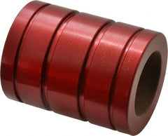 Pacific Bearing - 1-1/4" ID, 5,145 Lb Static Load Capacity, Closed Linear Bearing - 2" OD - Exact Tooling