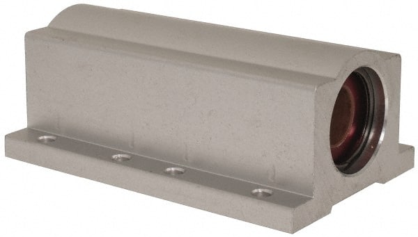 Pacific Bearing - 5/8" ID, 4" OAL x 1-5/8" OAH Closed Twin Pillow Block - 4 Inch Overall Length x 1-5/8 Inch Overall Height x 2-1/2 Inch Width, - Exact Tooling