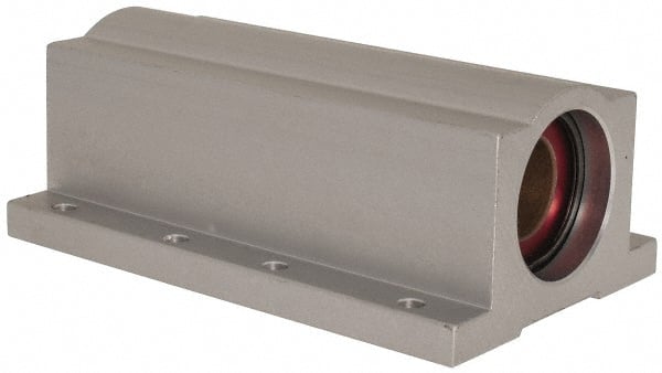 Pacific Bearing - 3/4" ID, 4-1/2" OAL x 1-3/4" OAH Closed Twin Pillow Block - 4-1/2 Inch Overall Length x 1-3/4 Inch Overall Height x 2-3/4 Inch Width, - Exact Tooling