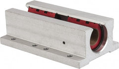 Pacific Bearing - 1/2" ID, 3-1/2" OAL x 1-1/4" OAH Open Twin Pillow Block - 3-1/2 Inch Overall Length x 1-1/4 Inch Overall Height x 2 Inch Width, - Exact Tooling