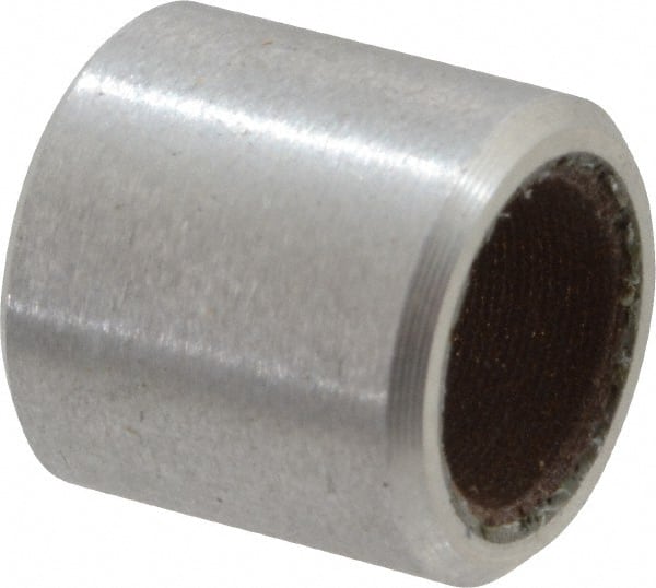 Pacific Bearing - 1/4" Inside x 3/8" Outside Diam, Aluminum Anti-Friction Sleeve Bearing - 3/8" OAL - Exact Tooling