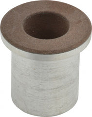 Pacific Bearing - 1/2" Inside x 3/4" Outside Diam, Aluminum Anti-Friction Sleeve Bearing - 1" Outside Diam, 1" OAL - Exact Tooling