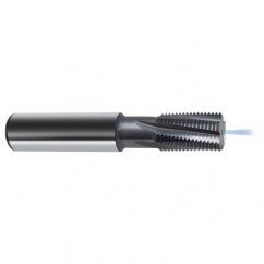 1-1/2 4FL Carbide Thread Mill-Coolant Thru-TiCN - Exact Tooling