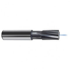 3-1/2 5FL Carbide Thread Mill-Coolant Thru-TiCN - Exact Tooling