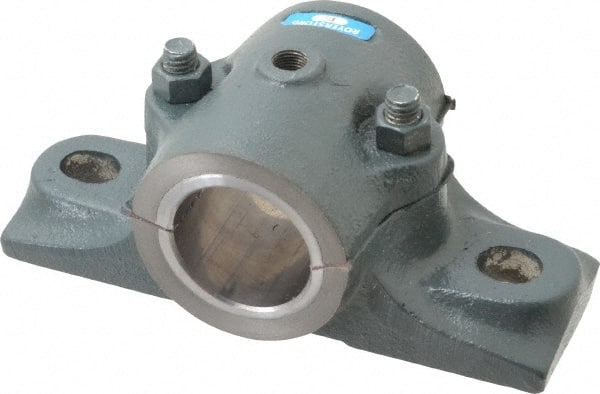 Made in USA - 6-1/4" OALSplit Bearing - Cast Iron - Exact Tooling