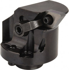 Kennametal - Left Hand Cut, 57.15mm Min Bore Diam, Size H28 Modular Boring Cutting Unit Head - Through Coolant, Compatible with DN.. - Exact Tooling