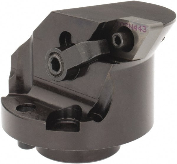Kennametal - Left Hand Cut, 63.50mm Min Bore Diam, Size H32 Modular Boring Cutting Unit Head - Through Coolant, Compatible with DN.. - Exact Tooling