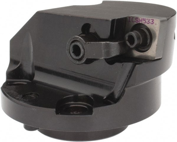 Kennametal - Left Hand Cut, 76.96mm Min Bore Diam, Size H40 Modular Boring Cutting Unit Head - Through Coolant, Compatible with CN.. - Exact Tooling
