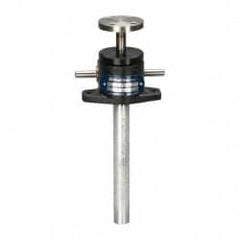 Duff-Norton - 1/4 Ton Capacity, 6" Lift Height, Upright Mechanical Screw Actuator - Top Plate - Exact Tooling
