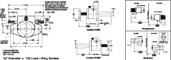 Duff-Norton - 1/2 Ton Capacity, 3" Lift Height, Inverted Mechanical Screw Actuator - Top Plate - Exact Tooling