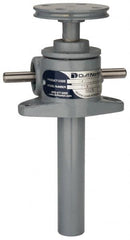 Duff-Norton - 1 Ton Capacity, 6" Lift Height, Upright Mechanical Screw Actuator - Top Plate - Exact Tooling