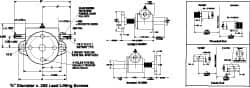 Duff-Norton - 1 Ton Capacity, 12" Lift Height, Inverted Mechanical Screw Actuator - Clevis End - Exact Tooling
