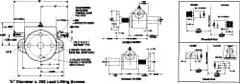 Duff-Norton - 1 Ton Capacity, 12" Lift Height, Inverted Mechanical Screw Actuator - Threaded End - Exact Tooling