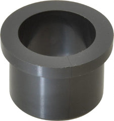 Poly Hi Solidur - 1" Inside x 1-1/4" Outside Diam, Nylon Sleeve Bearing - 1-1/2" Outside Diam, 3/16" Flange Thickness, 1" OAL - Exact Tooling