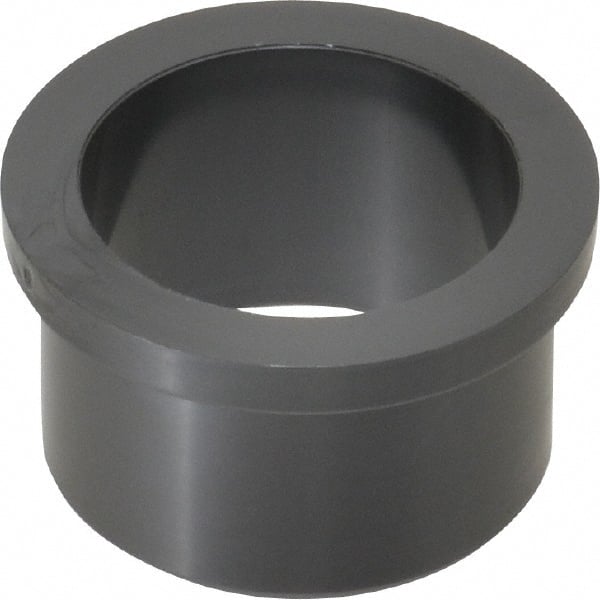 Poly Hi Solidur - 1-1/4" Inside x 1-1/2" Outside Diam, Nylon Sleeve Bearing - 1-3/4" Outside Diam, 0.2" Flange Thickness, 1" OAL - Exact Tooling