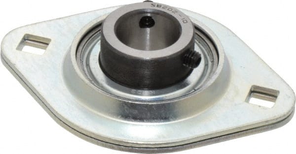 Value Collection - 3-3/16" OAL2-Bolt Flange - 1160 Lb Dyn Cap, Steel - Exact Tooling