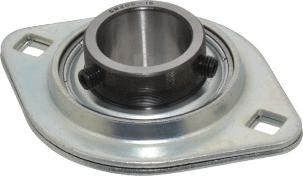 Value Collection - 3-3/4" OAL2-Bolt Flange - 1700 Lb Dyn Cap, Steel - Exact Tooling