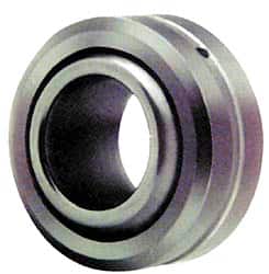 Made in USA - 9/16" Bore Diam, 23,200 Lb Dynamic Capacity, 9/16" Wide, Ball-Joint Spherical Plain Bearing - 1-3/32" OD - Exact Tooling