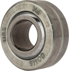 Made in USA - 5/16" Bore Diam, 6,475 Lb Dynamic Capacity, 3/8" Wide, Ball-Joint Spherical Plain Bearing - 3/4" OD - Exact Tooling