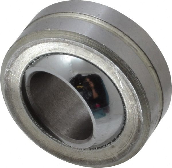 Made in USA - 1/2" Bore Diam, 13,250 Lb Dynamic Capacity, 1/2" Wide, Ball-Joint Spherical Plain Bearing - 1" OD - Exact Tooling