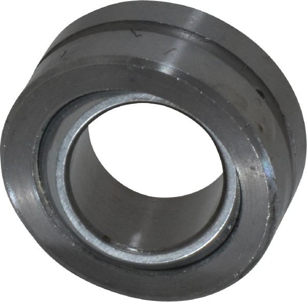 Made in USA - 5/8" Bore Diam, 21,280 Lb Dynamic Capacity, 5/8" Wide, Ball-Joint Spherical Plain Bearing - 1-3/16" OD - Exact Tooling