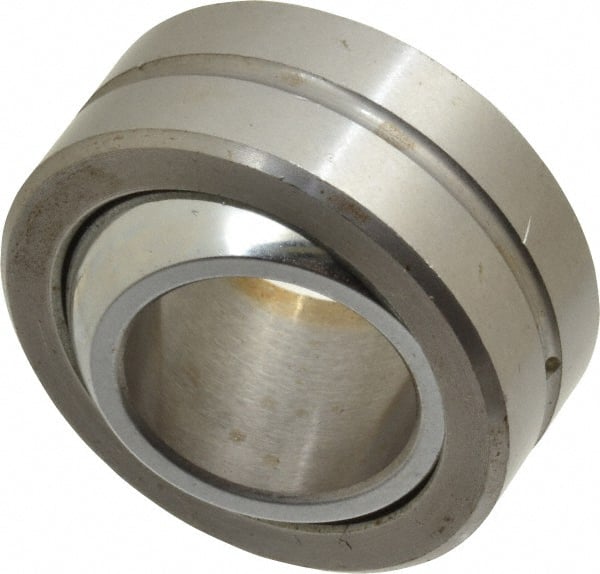 Made in USA - 3/4" Bore Diam, 31,920 Lb Dynamic Capacity, 3/4" Wide, Ball-Joint Spherical Plain Bearing - 1-7/16" OD - Exact Tooling