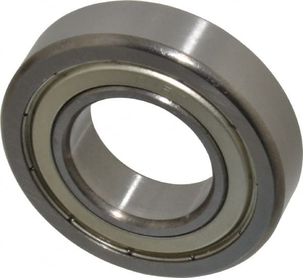 Tritan - 1" Bore Diam, 2" OD, Double Shield Deep Groove Radial Ball Bearing - 1/2" Wide, 1 Row, Round Bore, 1,350 Lb Static Capacity, 2,261 Lb Dynamic Capacity - Exact Tooling