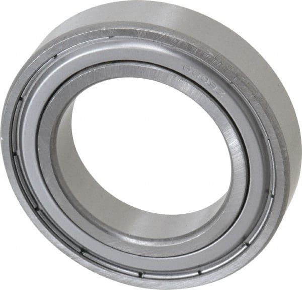 Tritan - 45mm Bore Diam, 75mm OD, Double Shield Deep Groove Radial Ball Bearing - 16mm Wide, 1 Row, Round Bore, 3,400 Lb Static Capacity, 4,720 Lb Dynamic Capacity - Exact Tooling