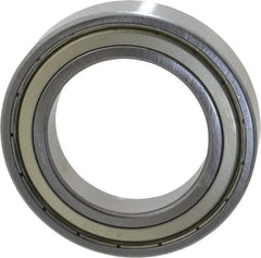 Tritan - 50mm Bore Diam, 80mm OD, Double Shield Deep Groove Radial Ball Bearing - 16mm Wide, 1 Row, Round Bore, 3,700 Lb Static Capacity, 4,900 Lb Dynamic Capacity - Exact Tooling
