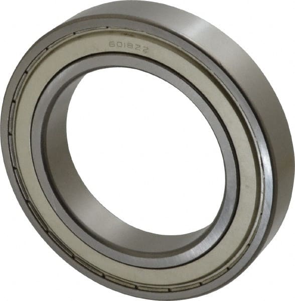 Tritan - 90mm Bore Diam, 140mm OD, Double Shield Deep Groove Radial Ball Bearing - 24mm Wide, 1 Row, Round Bore, 11,200 Lb Static Capacity, 13,100 Lb Dynamic Capacity - Exact Tooling