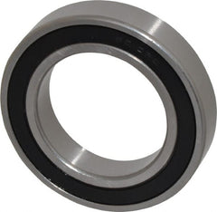 Tritan - 50mm Bore Diam, 80mm OD, Double Seal Deep Groove Radial Ball Bearing - 16mm Wide, 1 Row, Round Bore, 3,700 Lb Static Capacity, 4,900 Lb Dynamic Capacity - Exact Tooling