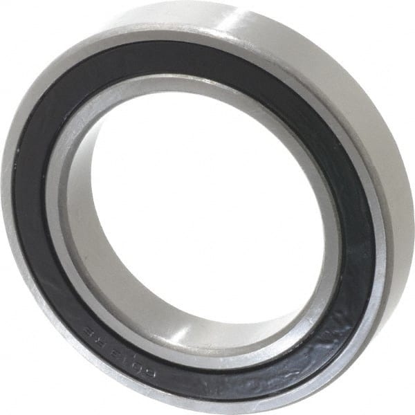 Tritan - 65mm Bore Diam, 100mm OD, Double Seal Deep Groove Radial Ball Bearing - 18mm Wide, 1 Row, Round Bore, 5,850 Lb Static Capacity, 6,850 Lb Dynamic Capacity - Exact Tooling