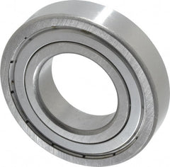 Tritan - 40mm Bore Diam, 80mm OD, Double Shield Deep Groove Radial Ball Bearing - 18mm Wide, 1 Row, Round Bore, 4,000 Lb Static Capacity, 6,500 Lb Dynamic Capacity - Exact Tooling
