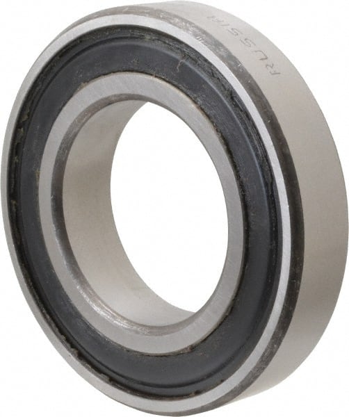Tritan - 55mm Bore Diam, 100mm OD, Double Shield Deep Groove Radial Ball Bearing - 21mm Wide, 1 Row, Round Bore, 6,500 Lb Static Capacity, 9,750 Lb Dynamic Capacity - Exact Tooling