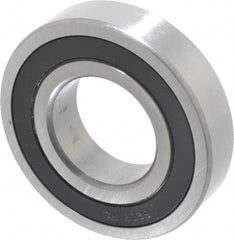 Tritan - 35mm Bore Diam, 72mm OD, Double Seal Deep Groove Radial Ball Bearing - 17mm Wide, 1 Row, Round Bore, 3,400 Lb Static Capacity, 5,800 Lb Dynamic Capacity - Exact Tooling