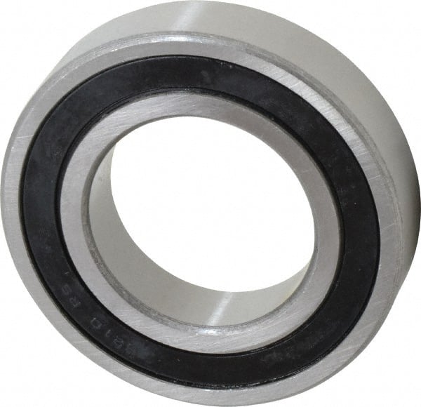 Tritan - 50mm Bore Diam, 90mm OD, Double Seal Deep Groove Radial Ball Bearing - 20mm Wide, 1 Row, Round Bore, 5,200 Lb Static Capacity, 7,870 Lb Dynamic Capacity - Exact Tooling