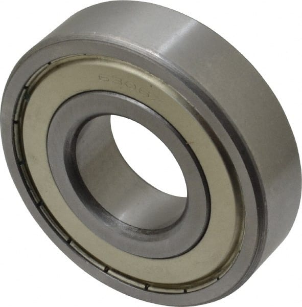 Tritan - 30mm Bore Diam, 72mm OD, Double Shield Deep Groove Radial Ball Bearing - 19mm Wide, 1 Row, Round Bore, 3,370 Lb Static Capacity, 6,000 Lb Dynamic Capacity - Exact Tooling