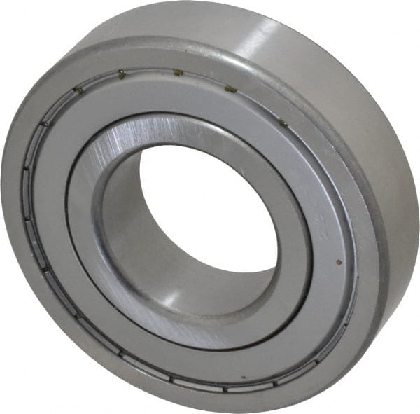 Tritan - 45mm Bore Diam, 100mm OD, Double Shield Deep Groove Radial Ball Bearing - 25mm Wide, 1 Row, Round Bore, 7,200 Lb Static Capacity, 11,900 Lb Dynamic Capacity - Exact Tooling