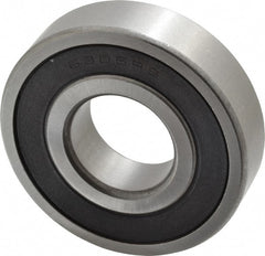 Tritan - 30mm Bore Diam, 72mm OD, Double Seal Deep Groove Radial Ball Bearing - 19mm Wide, 1 Row, Round Bore, 3,370 Lb Static Capacity, 6,000 Lb Dynamic Capacity - Exact Tooling