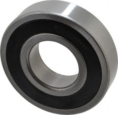 Tritan - 45mm Bore Diam, 100mm OD, Double Seal Deep Groove Radial Ball Bearing - 25mm Wide, 1 Row, Round Bore, 7,200 Lb Static Capacity, 11,900 Lb Dynamic Capacity - Exact Tooling