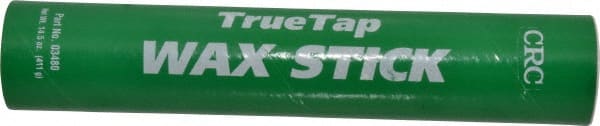 CRC - TrueTap Wax Stick, 16 oz Tube Cutting & Tapping Fluid - Wax, For Drilling, Reaming, Sawing, Shearing, Threading, Turning - Exact Tooling