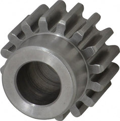 Browning - 12 Pitch, 1.333" Pitch Diam, 16 Tooth Spur Gear - 5/8" Bore Diam, 1-1/16" Hub Diam, Steel - Exact Tooling
