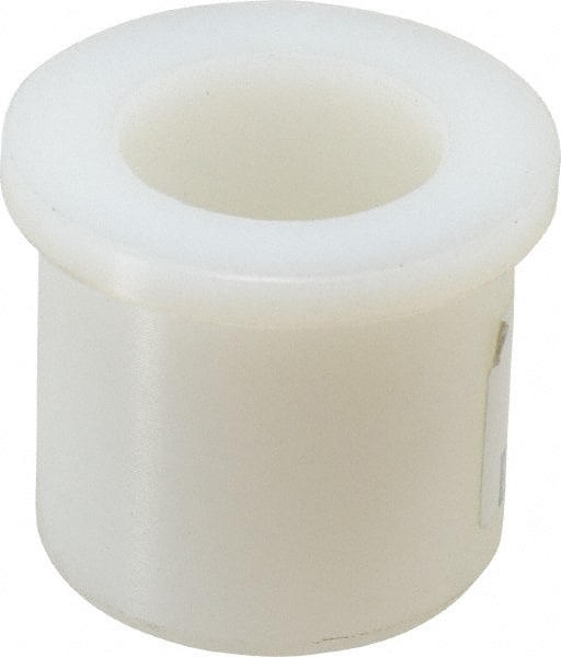 Made in USA - 1" Inside x 1-1/2" Outside Diam, Polyethylene Sleeve Bearing - 1-3/4" Flange Outside Diam, 3/16" Flange Thickness, 1-1/2" OAL - Exact Tooling