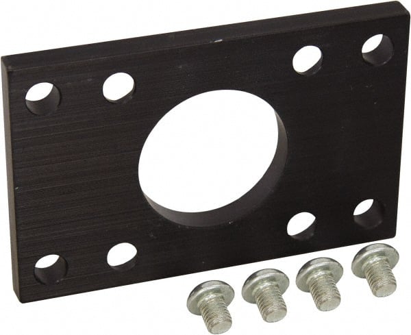 Mead - Air Cylinder Flange Mount - For 2-1/2" Air Cylinders, Use with HD Series Air Cylinders - Exact Tooling
