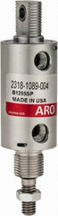 ARO/Ingersoll-Rand - 1/2" Stroke x 1-1/8" Bore Double Acting Air Cylinder - 1/8 Port, 3/8-16 Rod Thread - Exact Tooling