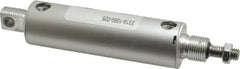 ARO/Ingersoll-Rand - 2-5/8" Stroke x 1-1/8" Bore Double Acting Air Cylinder - 1/8 Port, 3/8-16 Rod Thread - Exact Tooling