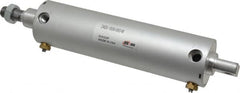 ARO/Ingersoll-Rand - 6" Stroke x 2" Bore Double Acting Air Cylinder - 1/4 Port, 5/8-11 Rod Thread - Exact Tooling