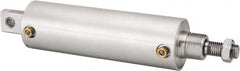 ARO/Ingersoll-Rand - 6" Stroke x 2-1/2" Bore Double Acting Air Cylinder - 3/8 Port, 3/4-10 Rod Thread - Exact Tooling