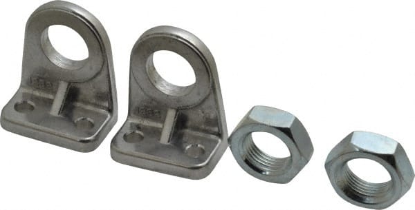 ARO/Ingersoll-Rand - Air Cylinder L Bracket - For 1-1/8" Air Cylinders, Use with ARO Economair Cylinders - Exact Tooling
