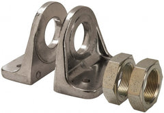 ARO/Ingersoll-Rand - Air Cylinder L Bracket - For 1-1/2" Air Cylinders, Use with ARO Economair Cylinders - Exact Tooling